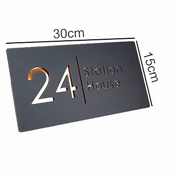 Custom Home Name Plate